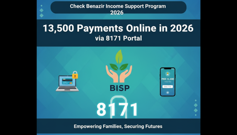 Check BISP 13,500 Payments Online in 2026 via 8171 Portal