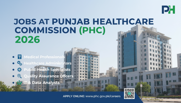 Jobs at Punjab Healthcare Commission (PHC) 2026