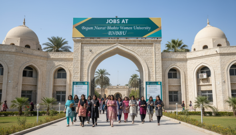 Jobs at Pakistan Begum Nusrat Bhutto Women University (BNBWU)