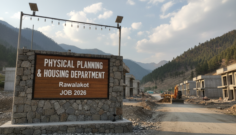 Jobs at Physical Planning & Housing Department Rawalakot 2026