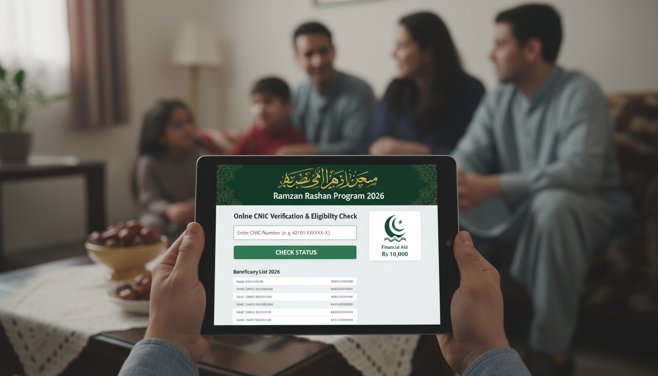 Ramzan Rashan Program Ramzan Rashan Card List 2026 Online Check By CNIC Rs 10,000 - Pak ...