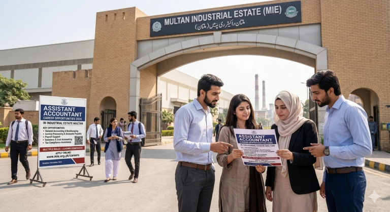 Assistant Accountant Career Opportunities 2026 in Industrial Estate Multan