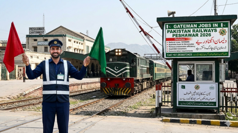 Gateman Jobs in Pakistan Railways Peshawar 2026