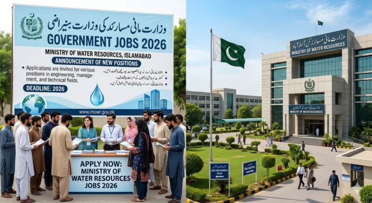 Government Jobs at Ministry of Water Resources Islamabad 2026