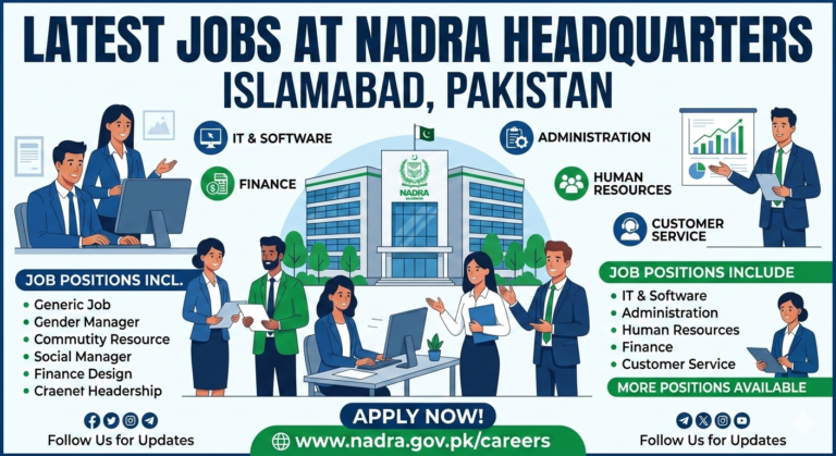 Latest Jobs at NADRA Headquarters