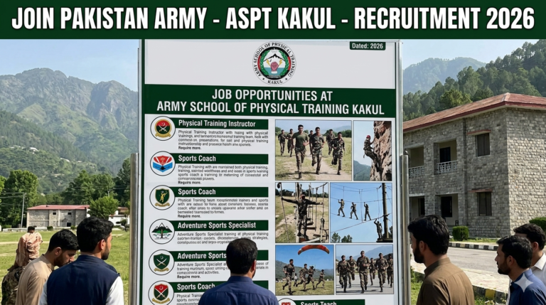 Job Army School Of Physical Training Kakul 2026