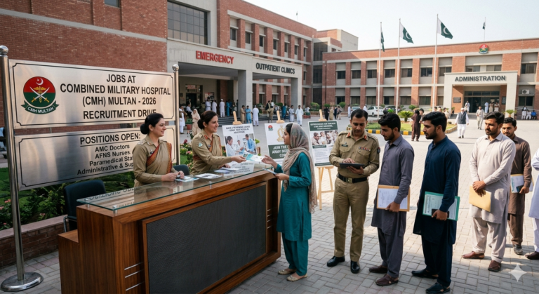 Job At Combined Military Hospital CMH Multan In 2026