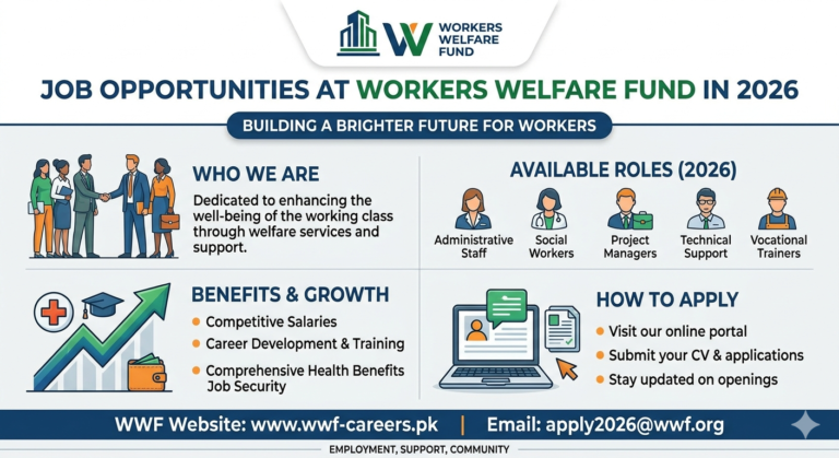 Job At Opportunities At Workers Welfare Fund In 2026