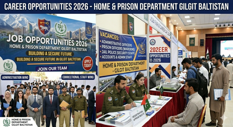 Job At Home & Prison Department Gilgit In Notice 2026
