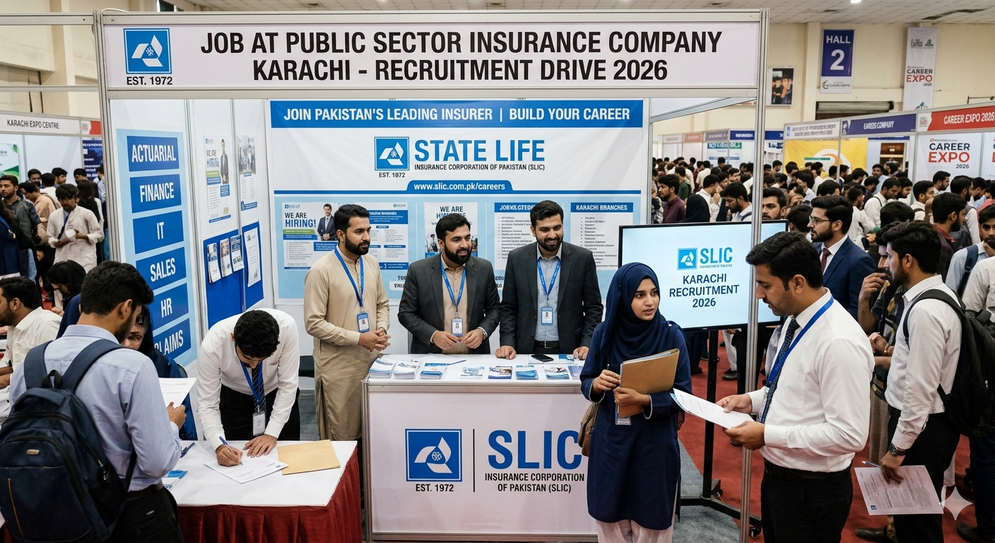 Job At Public Sector Insurance Company Karachi In 2026