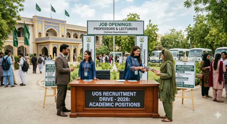 Job At University Of Sindh UOS In 2026 For Professor & Lecturers