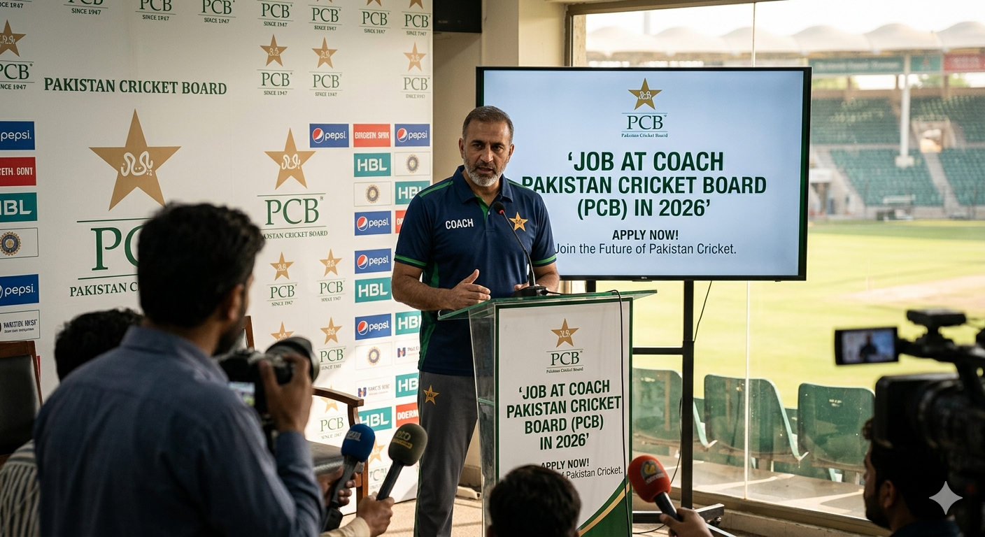 Job At Coach Pakistan Cricket Board PCB In 2026
