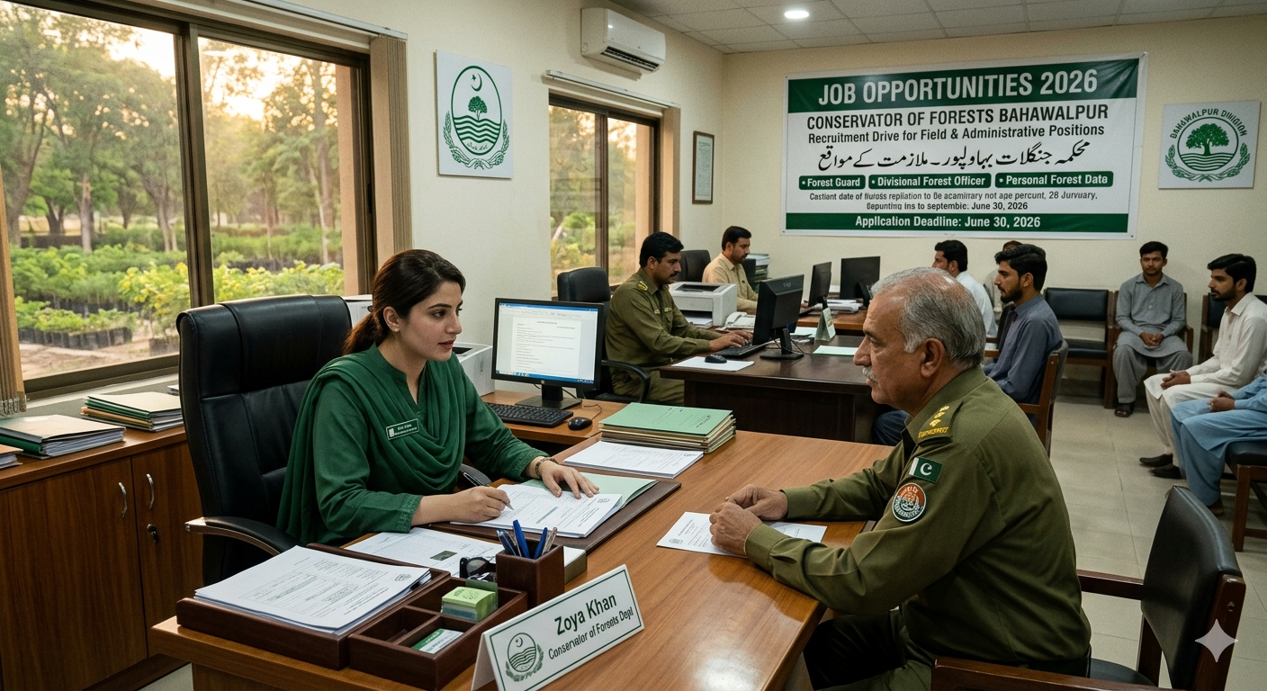 Job At Conservator Of Forests Bahawalpur In 2026