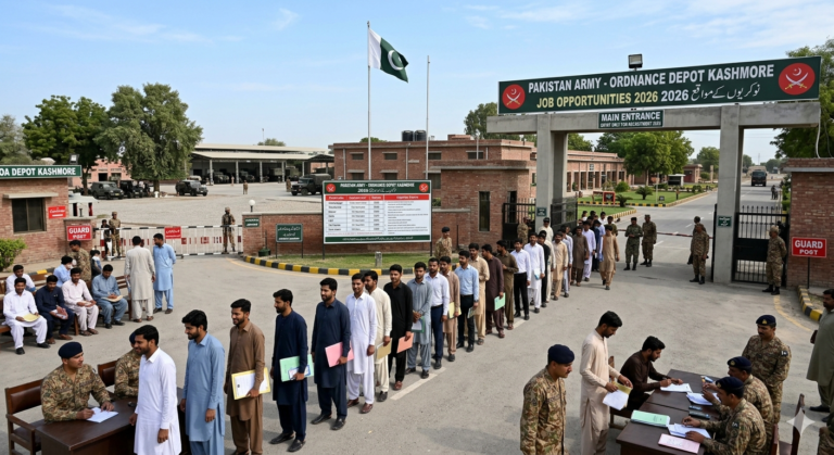 Job At Pakistan Army Ordnance Depot Kashmore In 2026