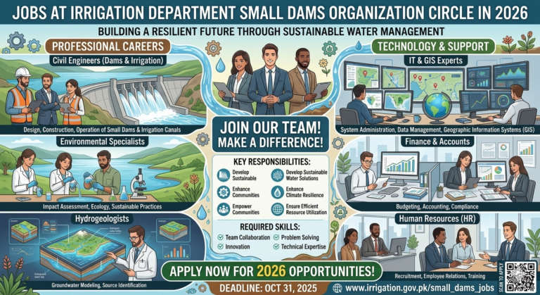 Jobs At Irrigation Department Small Dams Organization Circle In 2026