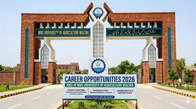 Jobs At MNS University Of Agriculture Multan 2026