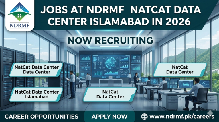 Jobs At NDRMF NatCat Data Center Islamabad In 2026