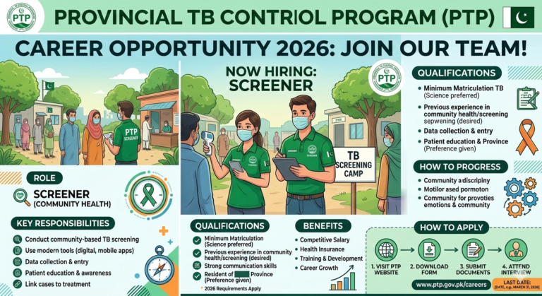 Jobs At Provincial TB Control Program PTP In 2026 For Screener