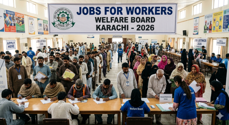 Jobs Workers Welfare Board Karachi 2026