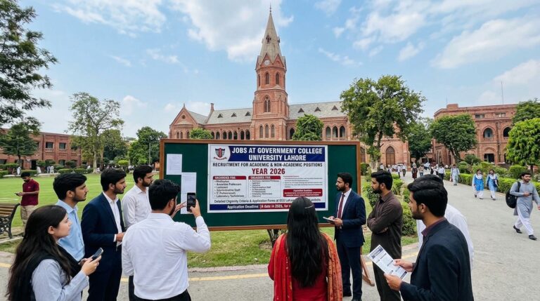 Jobs at Government College University Lahore 2026