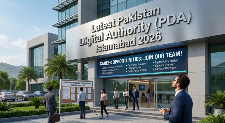 Jobs at Latest Pakistan Digital Authority PDA Islamabad 2026