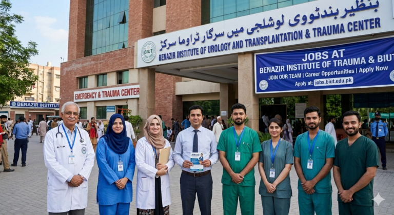 Jobs At Popsitions At Benazir Institute Of Institute Of Trauma