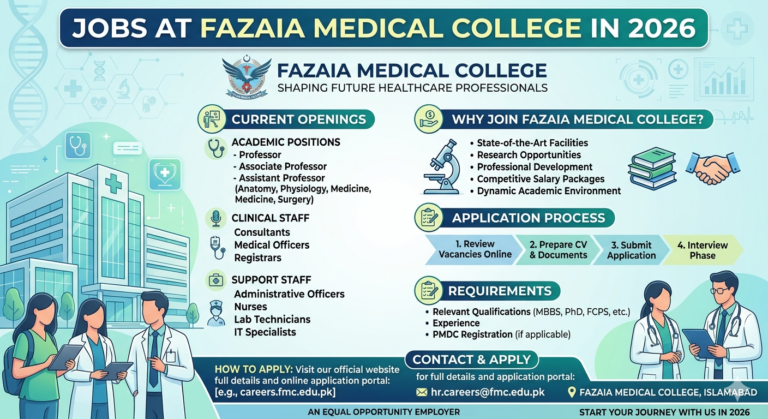 Jobs At Fazaia Medical College In 2026