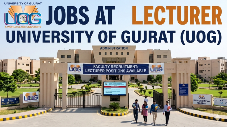 Jobs At Lecturer University Of Gujrat UOG