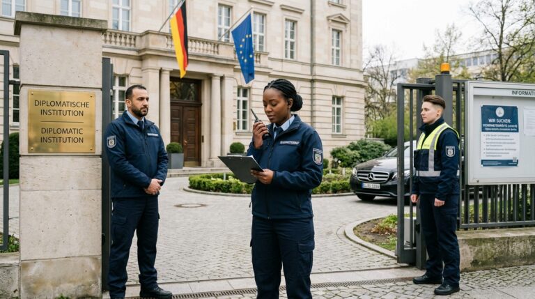 Jobs at Security Personnel (Male/Female/Diverse) – Diplomatic Institution, Berlin