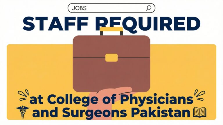 Staff Required at College of Physicians and Surgeons Pakistan 2026