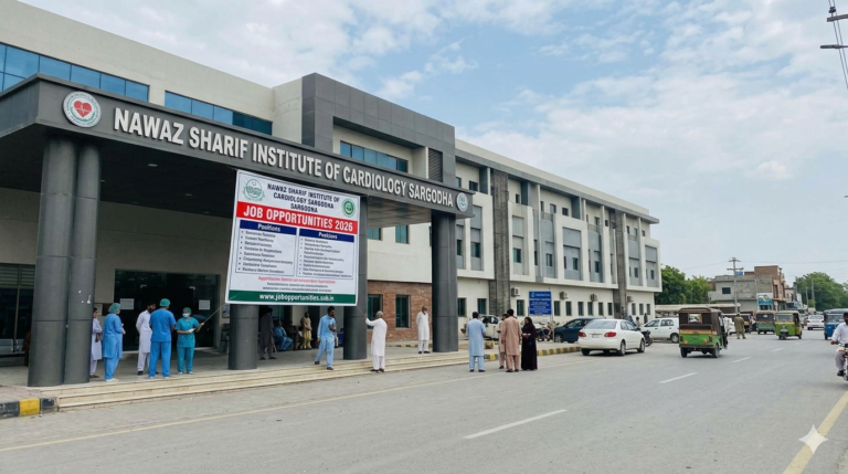 Job At Nawaz Sharif Institute Of Cardiology Sargodha In 2026