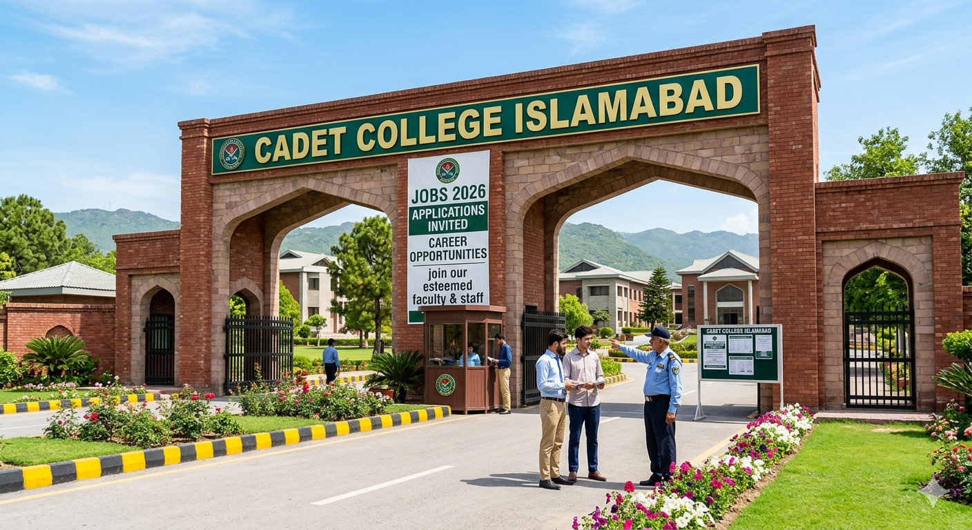 Cadet College Islamabad Jobs 2026