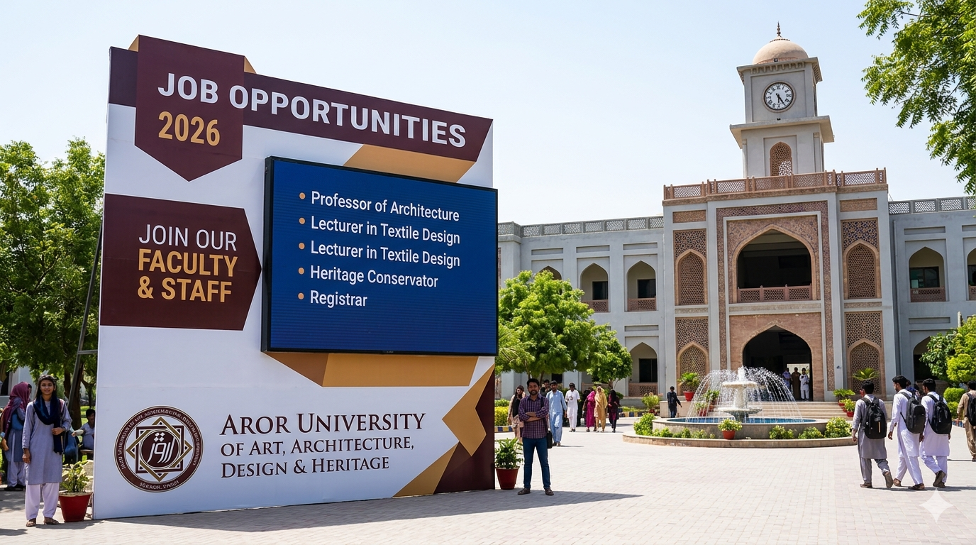 Job At Aror University Of Art Architecture Design & Heritage In 2026
