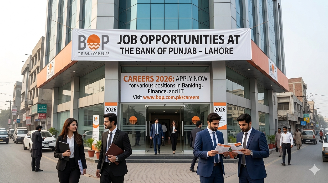Job At  Bank Of Punjab BOP Lahore In 2026