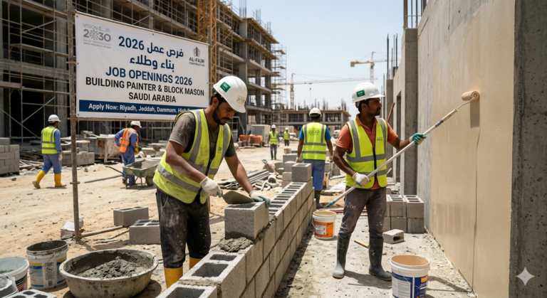 Job At Building Painter & Block Mason 2026 In Saudi Arabia