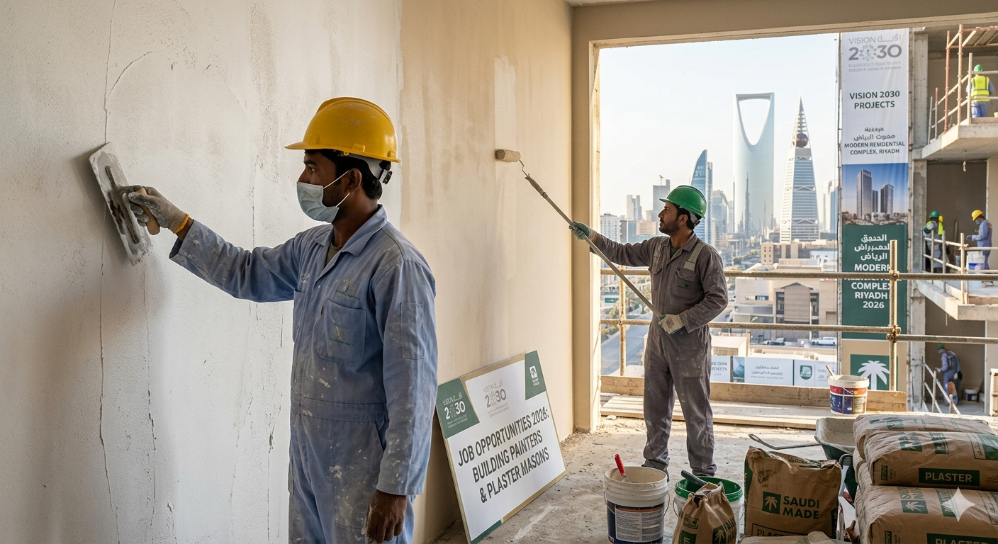 Job At Building Painter & Plaster Mason 2026 In Saudi Arabia