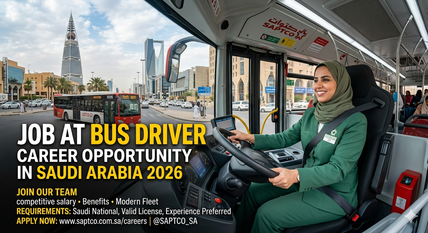 Job At Bus Driver Career Opportunity In Saudi Arabia 2026
