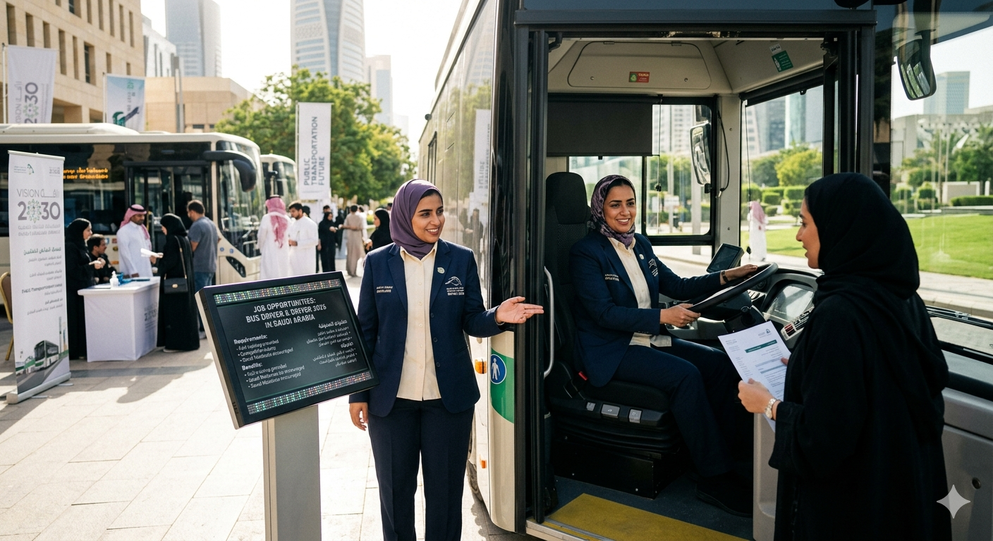 Job At Bus Driver & Driver 2026 In Saudi Arabia