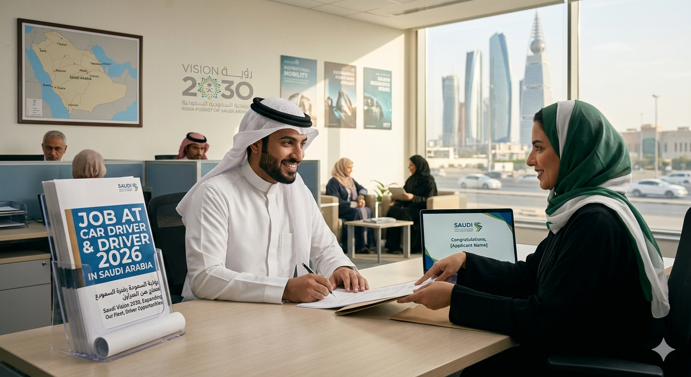 Job At Car Driver & Driver 2026 In Saudi Arabia