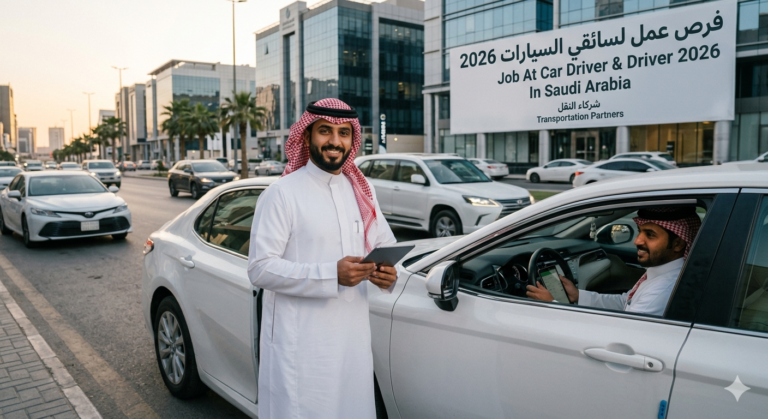 Job At Car Driver & Driver 2026 In Saudi Arabia