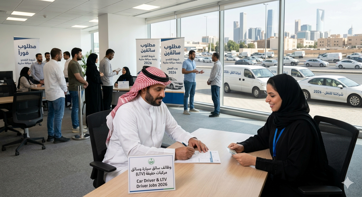 Job At Car Driver & LTV Driver 2026 In Saudi Arabia
