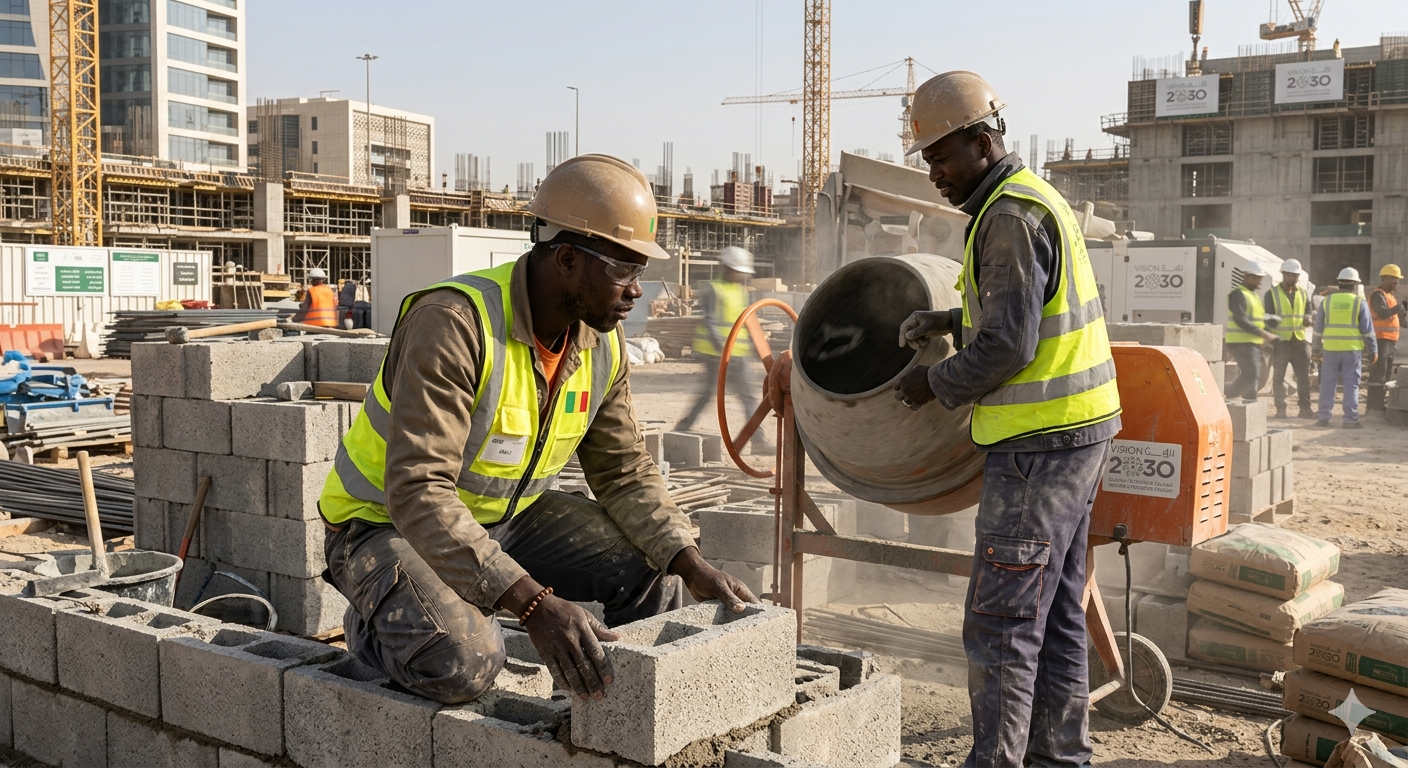 Job At Construction Labor & Mali 2026 In Saudi Arabia