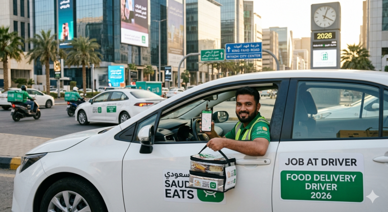 Job At Driver & Car Food Delivery Driver 2026 In Saudi Arabia