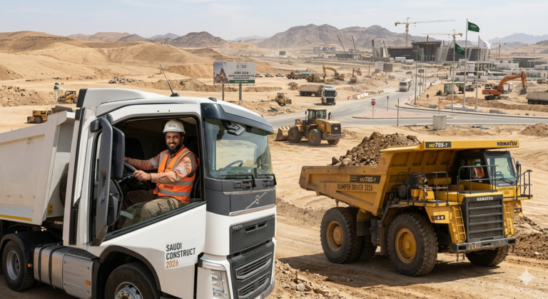 Job At Driver & Dumper Driver 2026 In Saudi Arabia