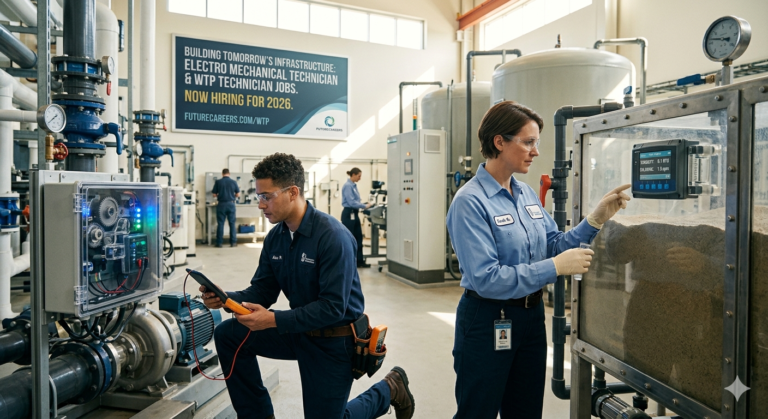 Job At Electro Mechanical Technician & WTP Technician In 2026