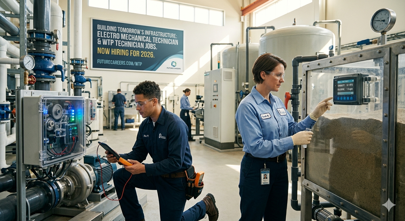 Job At Electro Mechanical Technician & WTP Technician In 2026