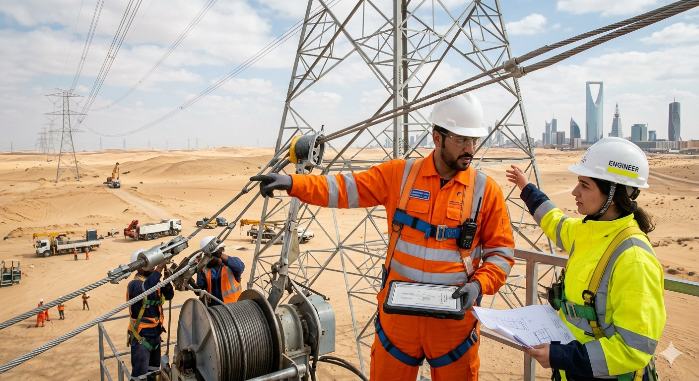 Job At Engineer & Stringing Engineer In Saudi Arabia 2026