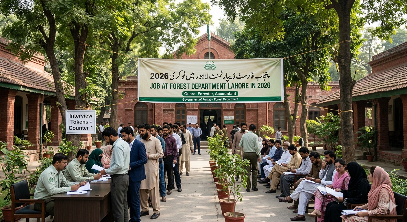 Job At Forest Department Lahore In 2026