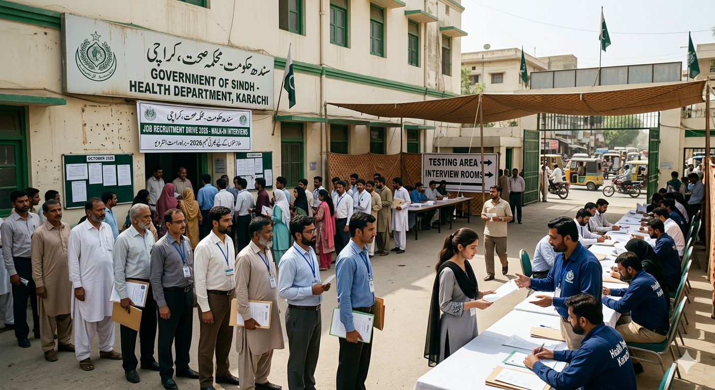 Job At Health Department Karachi In 2026