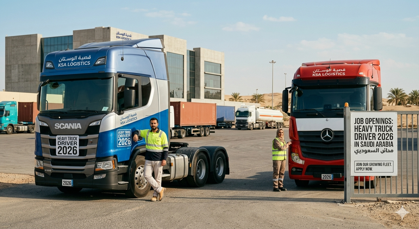 Job At Heavy Truck Driver & Truck Driver 2026 In Saudi Arabia